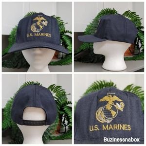 Vtg U.S. Marines Hat Made In The USA